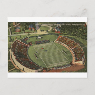 Postal de época del estadio Alabama Denny