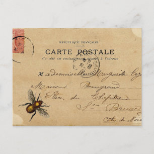 Postal de época francesa vintage