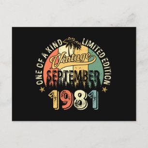 Postal De Época Único Septiembre 1981