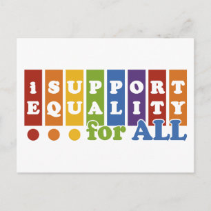 postal de Equal Rights