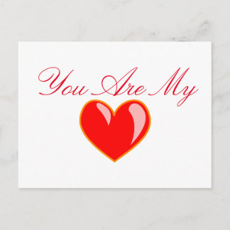 Postal de "Eres mi corazón"