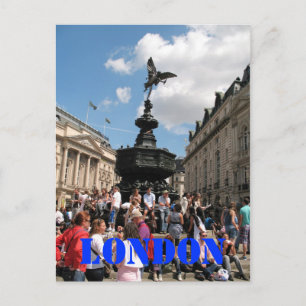 postal de Eros Piccadilly Circus London Reino Unid