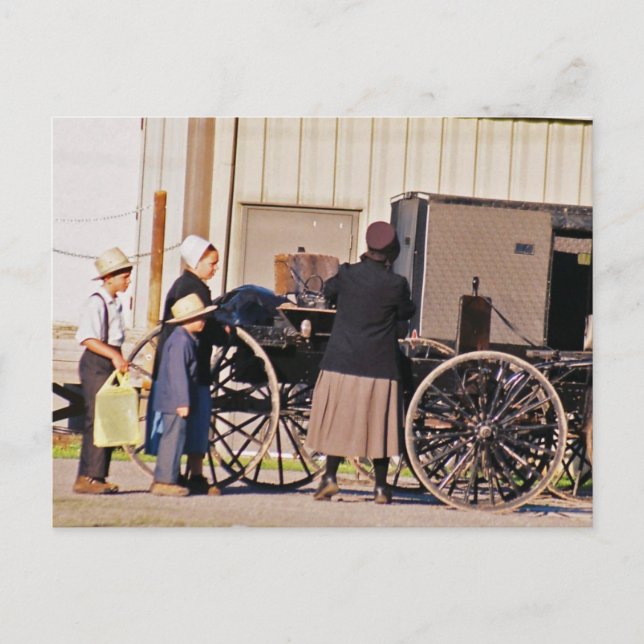 Postal de error de carga de Amish (Anverso)