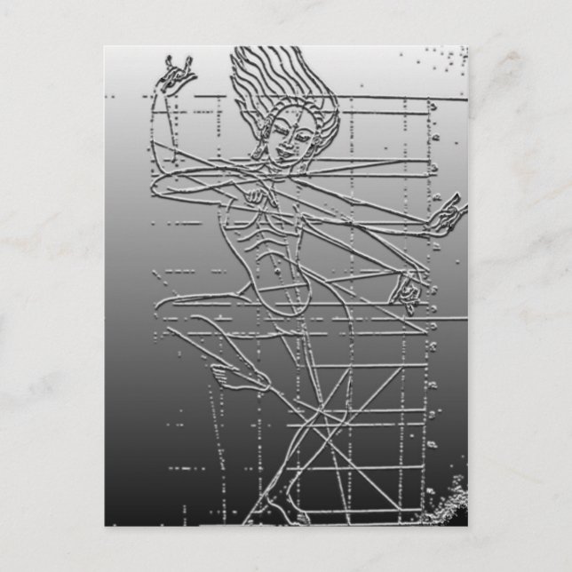 Postal de esbozo de Kurukulla (Anverso)