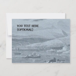 Postal de escena ártica