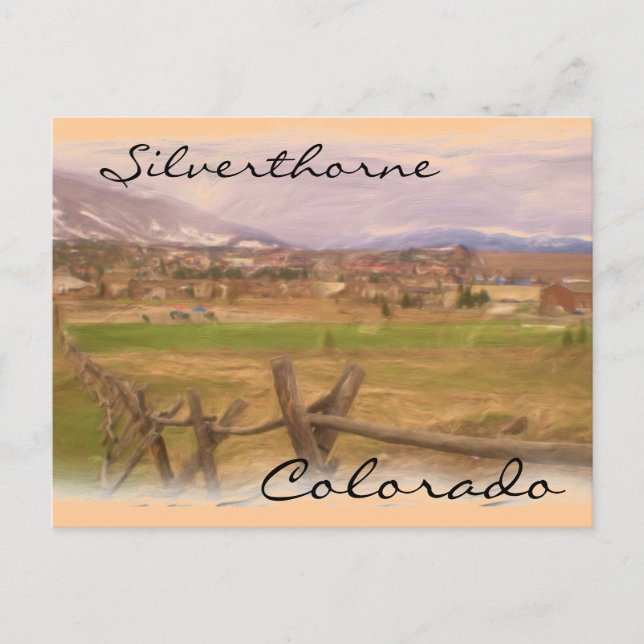 Postal de escenario de Silvicultura Colorado (Anverso)