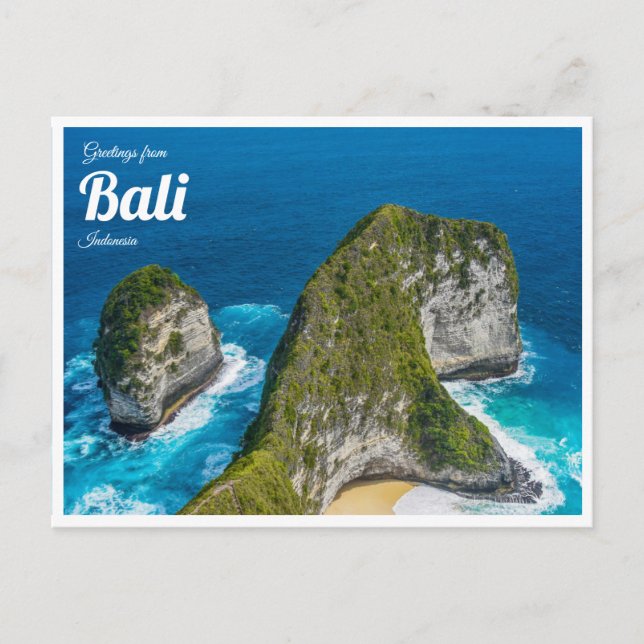 Postal de escenario - Nusa Penida Bali Indonesia (Anverso)