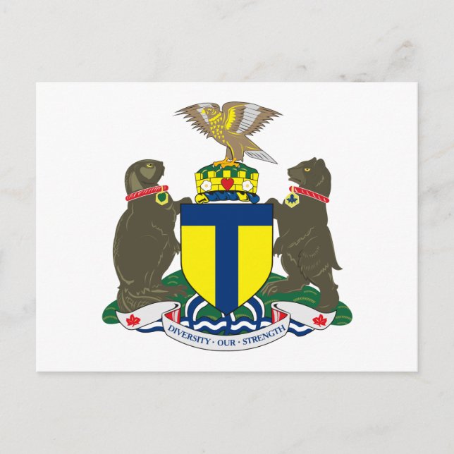 Postal de Escudo de armas de Toronto (Anverso)