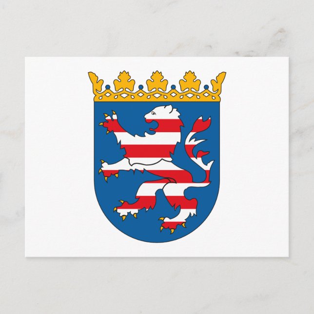 Postal de Escudo de Hessen (Anverso)