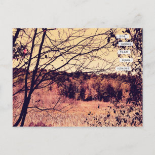 Postal de espacio abierto amplio II