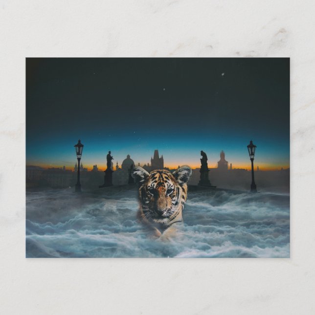 postal de espíritu tigre (Anverso)