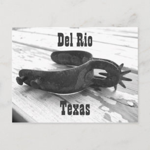 Postal de espuma de Del Río Texas