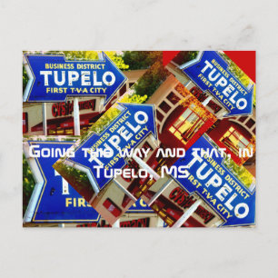 Postal De esta manera y de la de Tupelo