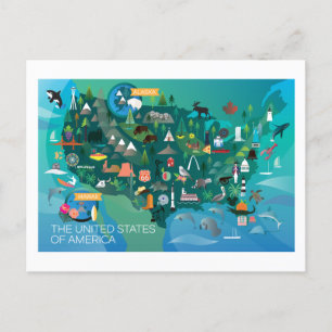 Postal de Estados Unidos