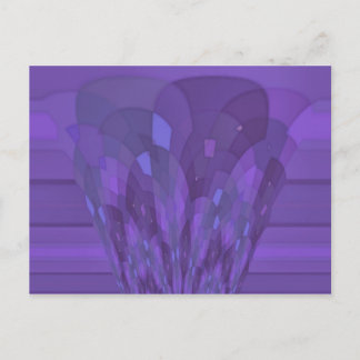 Postal de estilo Art Deco Púrpura