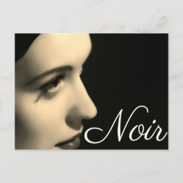 Postal de estilo Noir