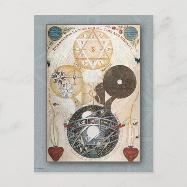 postal de estilo vintage/steampunk (Anverso)