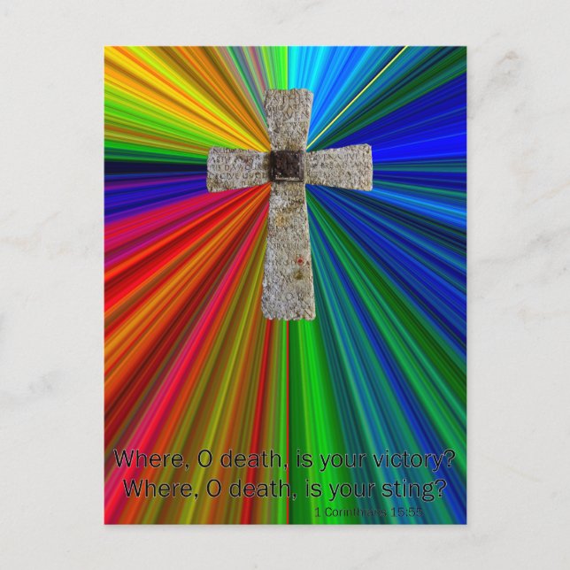 postal de estímulo cristiano (Anverso)