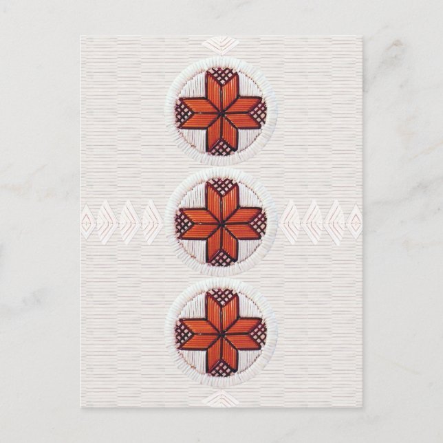 Postal de estrella punteada 8 (Anverso)