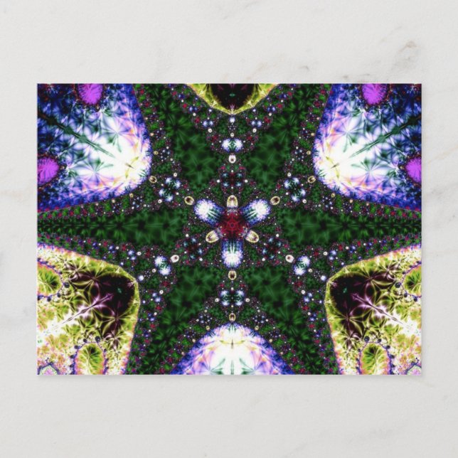 postal de estrella verde (Anverso)