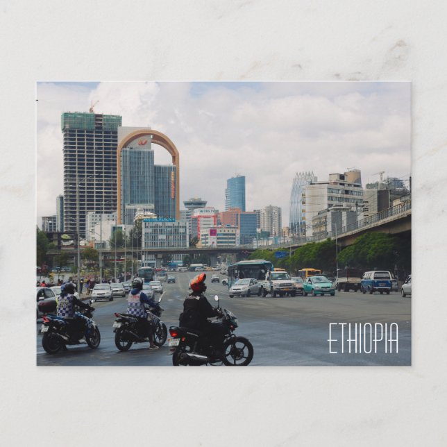 Postal de Etiopía (Anverso)