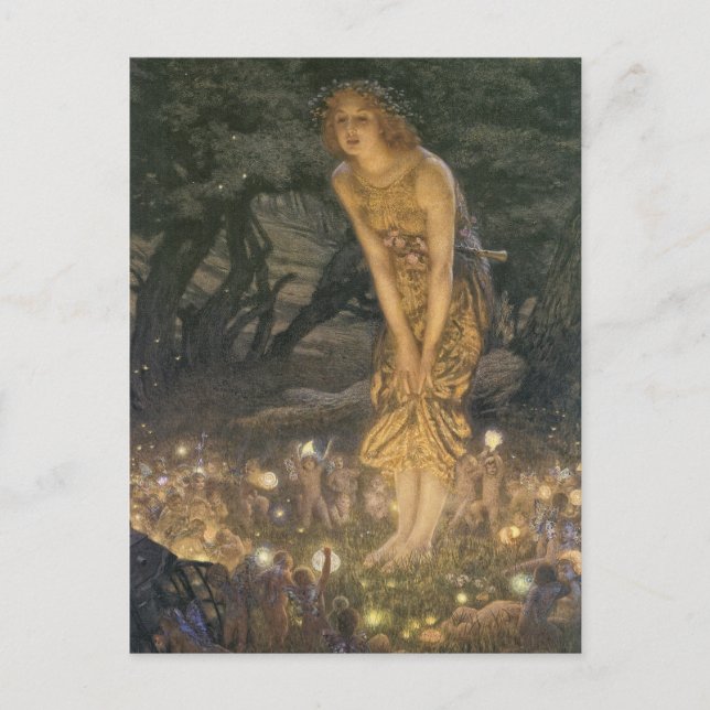 Postal de Eve de pleno verano (Anverso)