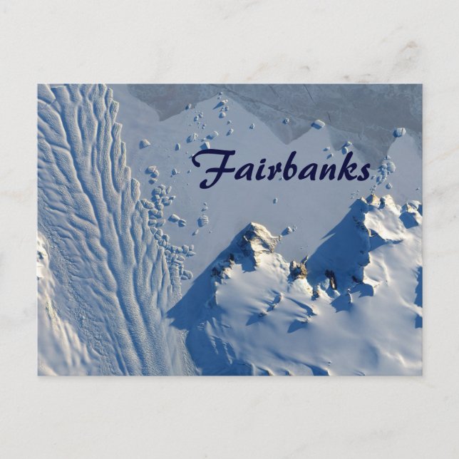 Postal de Fairbanks Alaska (Anverso)