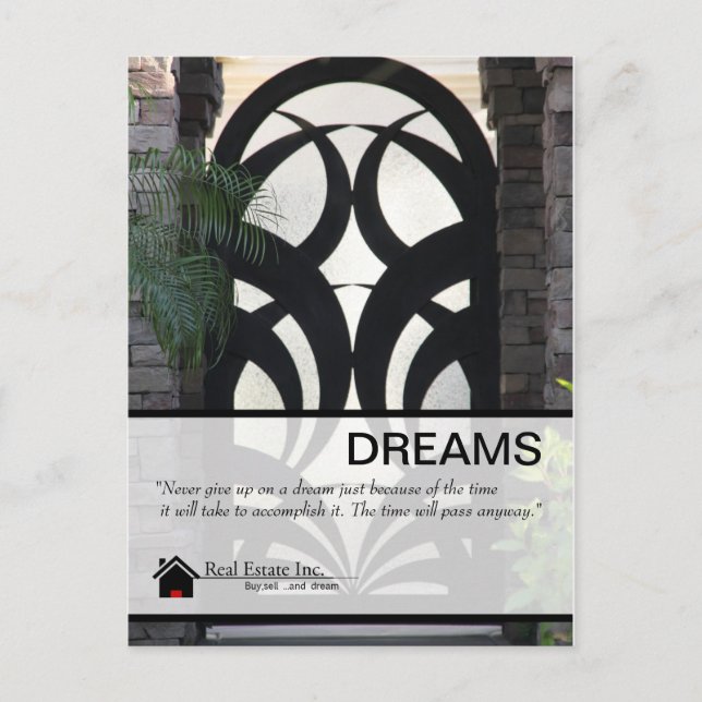 Postal de Fancy Door Real Estate (Anverso)