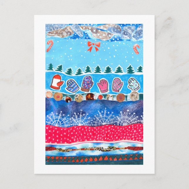 Postal de fantasía de invierno (Anverso)