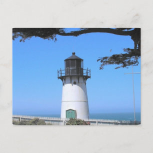 Postal de faro costero