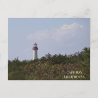 Postal de faro de Cape May