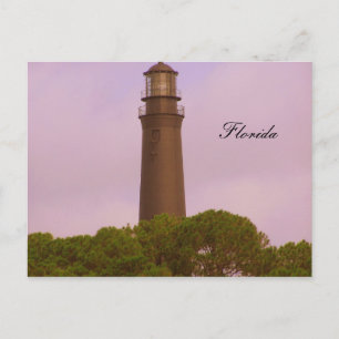 Postal de faro de Florida