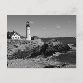 Postal de faro de Portland - 2