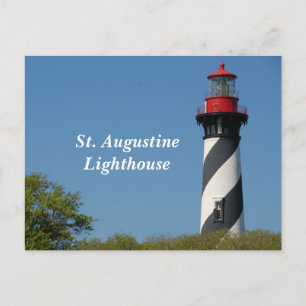 Postal de faro de St Augustrine