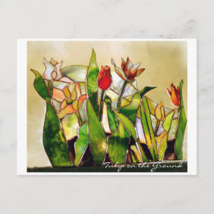 Postal de felicidad de Tulip Ground