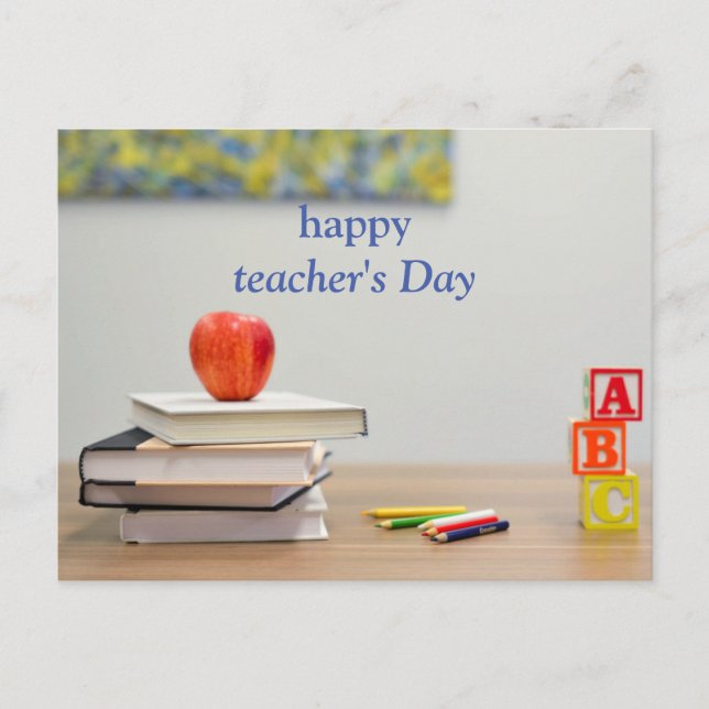 postal de felicitación (Anverso)