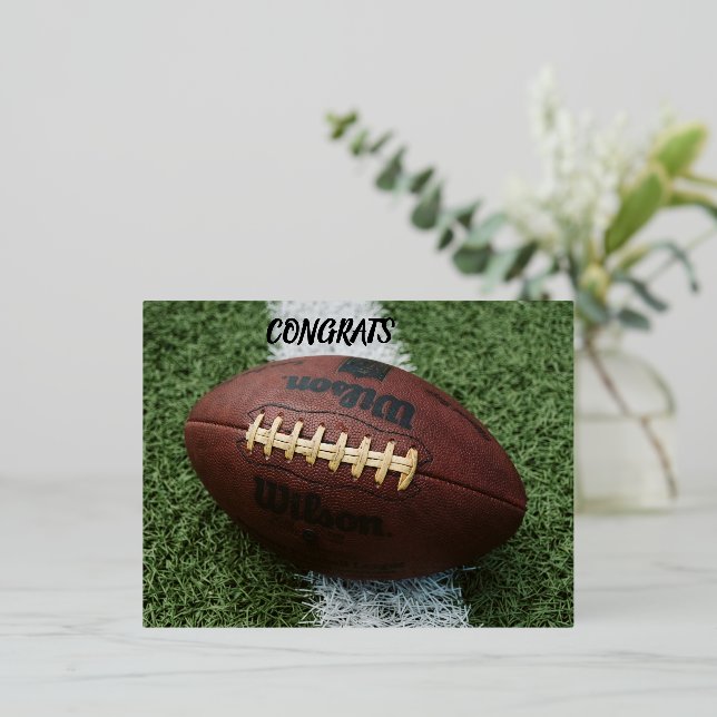 postal de felicitaciones (Anverso de pie)