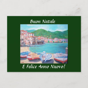 Postal de felicitaciones de Navidad