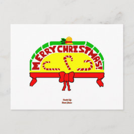 Postal de felicitaciones de Navidad