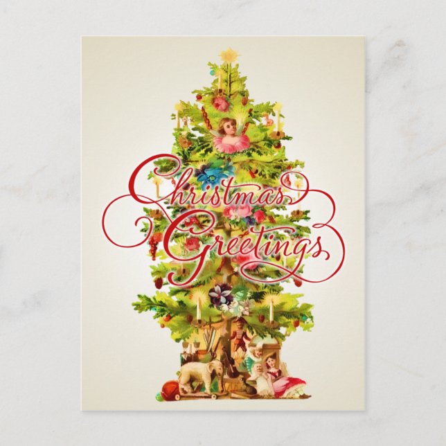 Postal de felicitaciones de Navidad (Anverso)