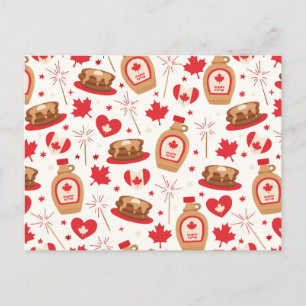 Postal de Fiesta del Día de Canadá