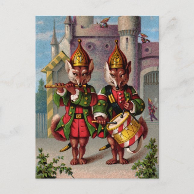 Postal de Fife y Fox de tambor (Anverso)