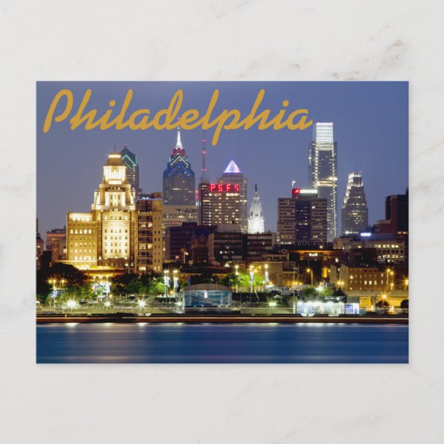 postal de Filadelfia (Anverso)