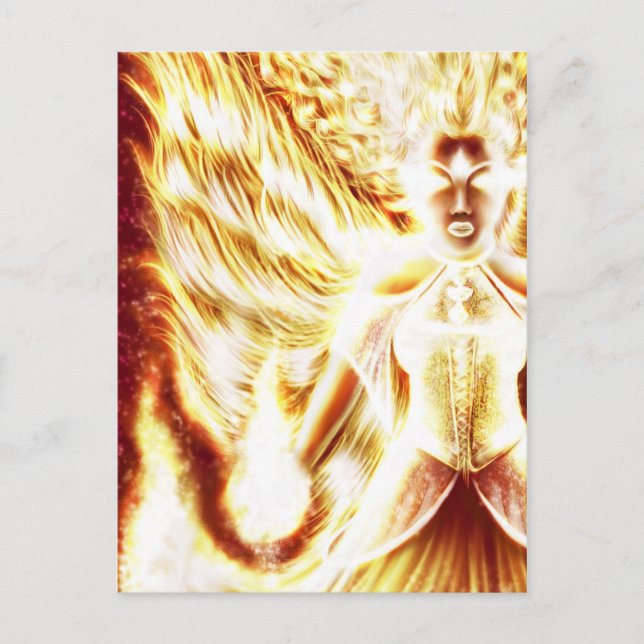 Postal de Fire Elemental de Nellis Eketorp (Anverso)