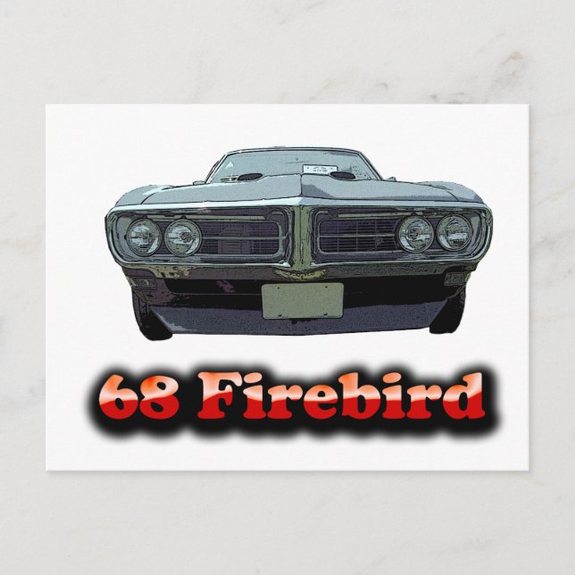 Postal de Firebird 1968 (Anverso)