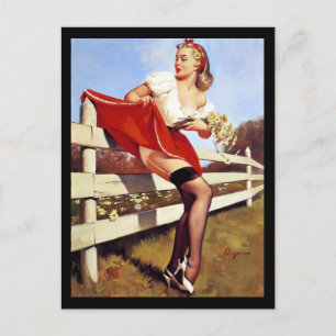 postal de flor de primavera