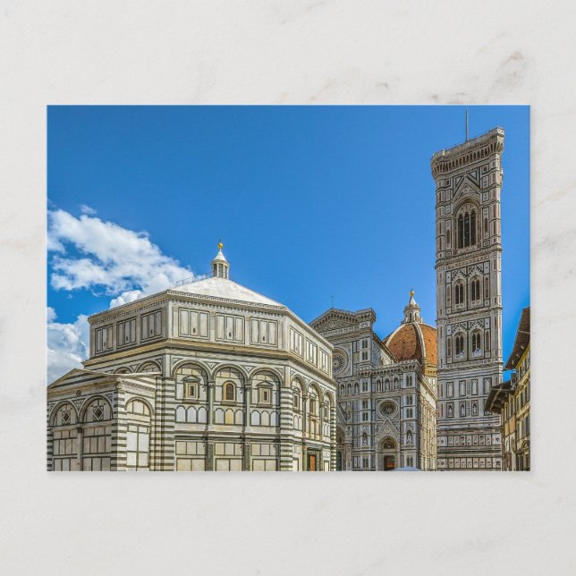 Postal de Florencia, Italia (Anverso)