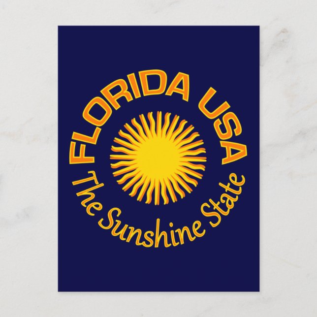 Postal de Florida USA - personalizar (Anverso)