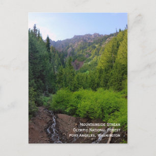 Postal de flujo de montaña