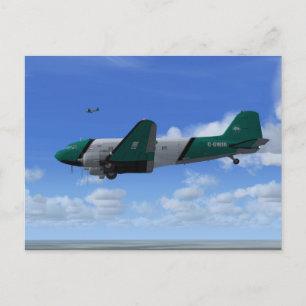 Postal de formación DC-3 [BAV]